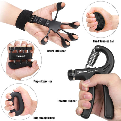 5-60Kg Adjustable Heavy Hand GripperFitness Hand Exerciser Grip Wrist Training Finger Gripper Hand Strengthener for Patient