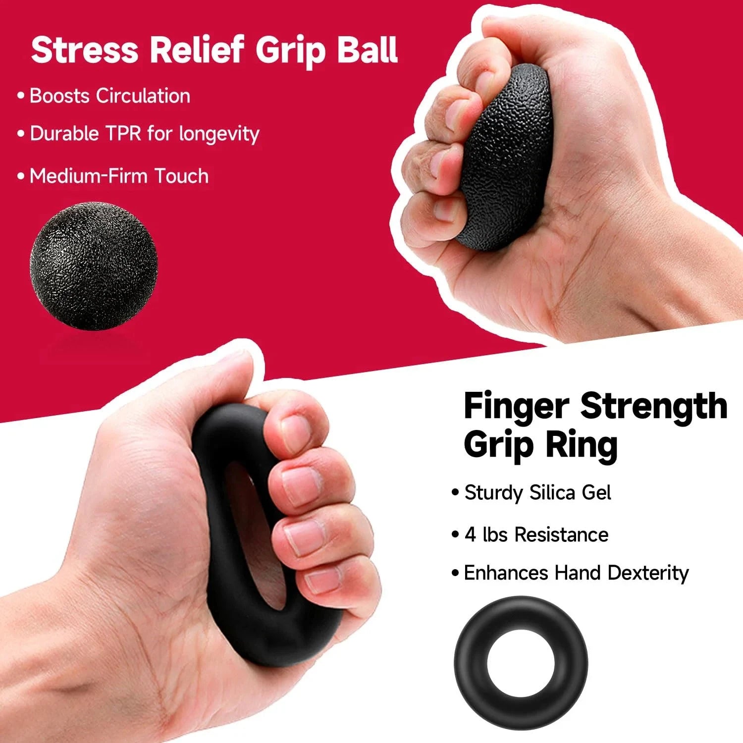 5-60Kg Adjustable Heavy Hand GripperFitness Hand Exerciser Grip Wrist Training Finger Gripper Hand Strengthener for Patient