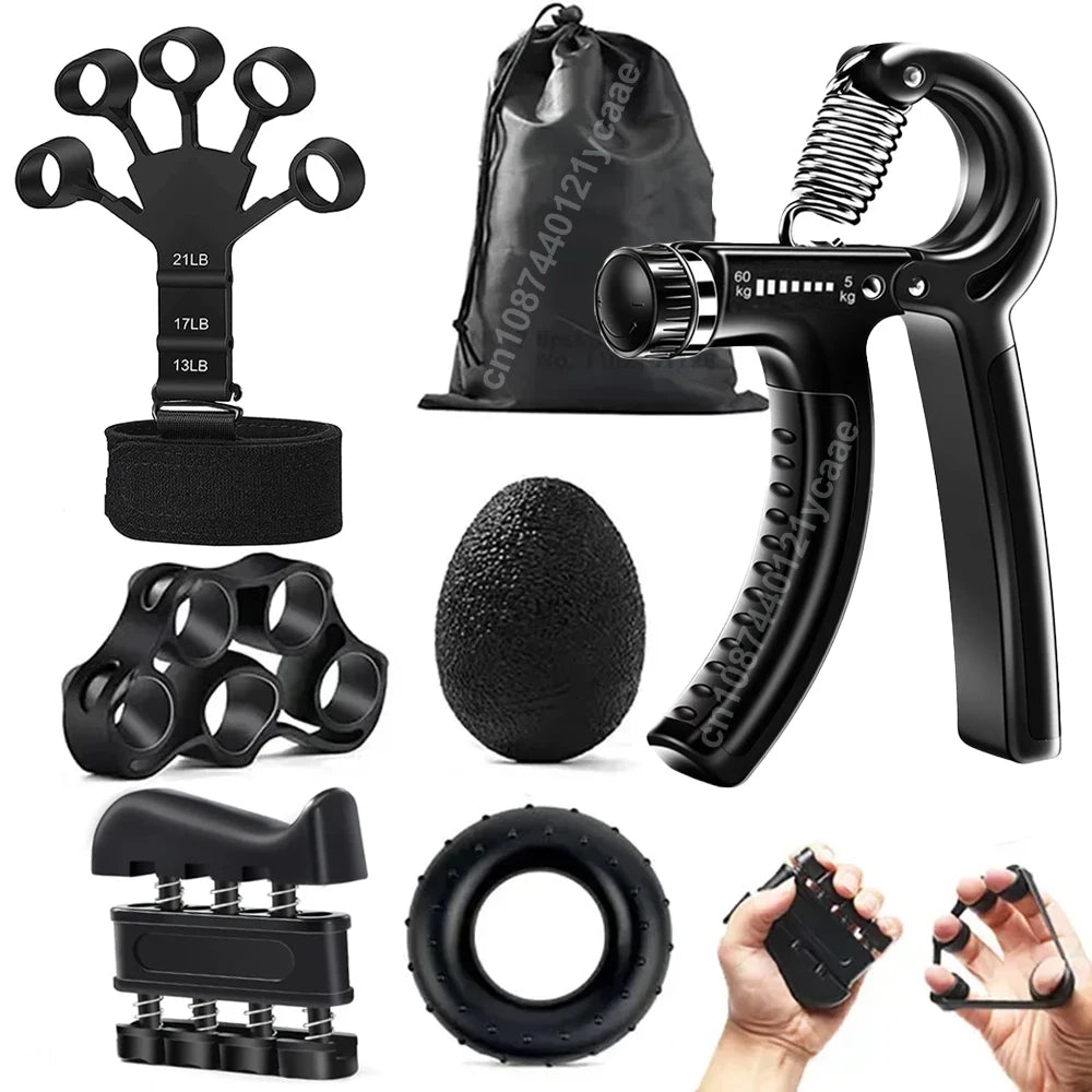 5-60Kg Adjustable Heavy Hand GripperFitness Hand Exerciser Grip Wrist Training Finger Gripper Hand Strengthener for Patient