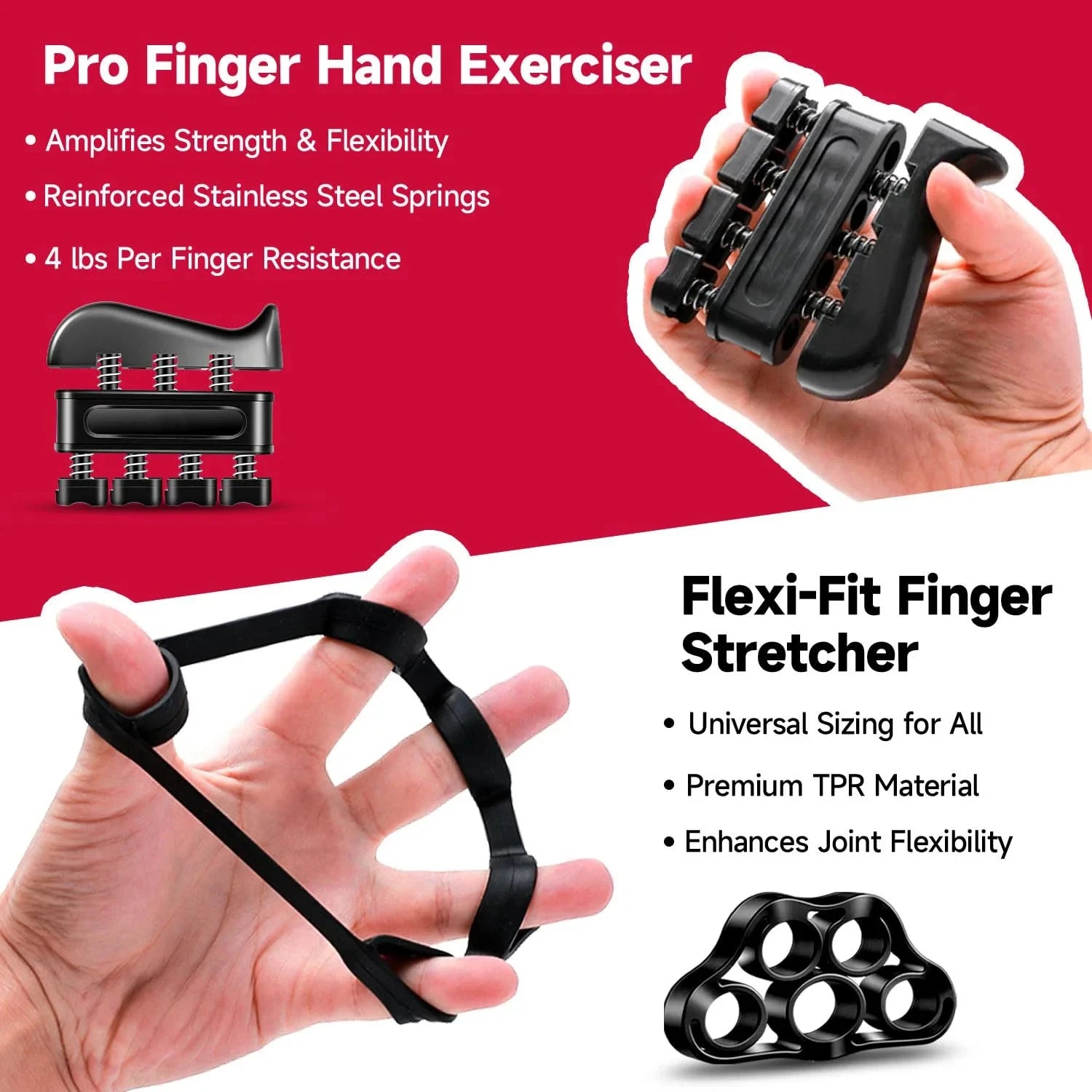 5-60Kg Adjustable Heavy Hand GripperFitness Hand Exerciser Grip Wrist Training Finger Gripper Hand Strengthener for Patient