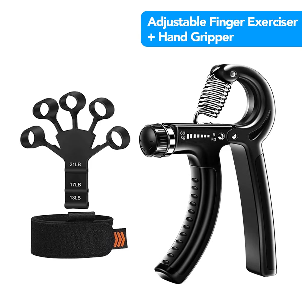 5-60Kg Adjustable Heavy Hand GripperFitness Hand Exerciser Grip Wrist Training Finger Gripper Hand Strengthener for Patient