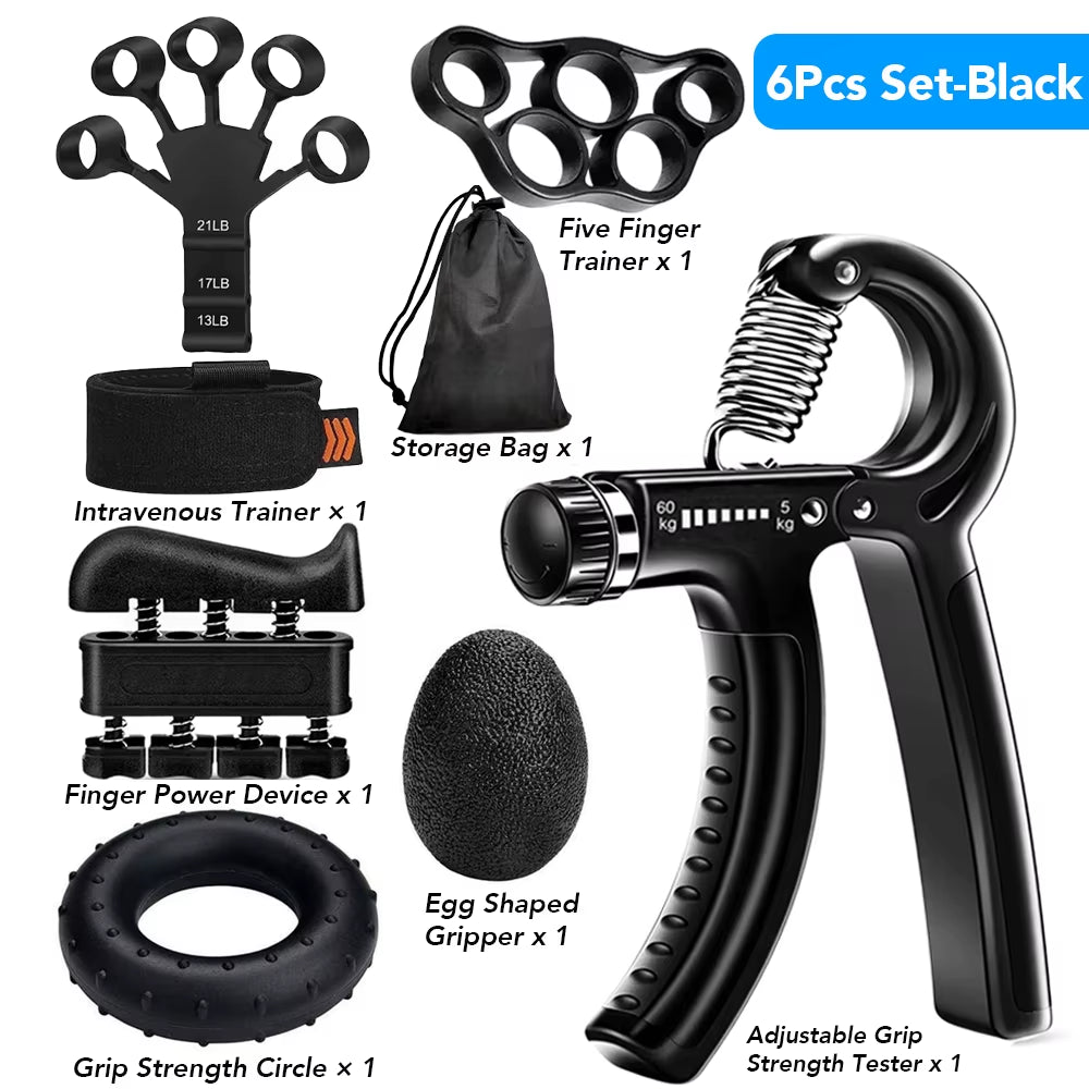 5-60Kg Adjustable Heavy Hand GripperFitness Hand Exerciser Grip Wrist Training Finger Gripper Hand Strengthener for Patient