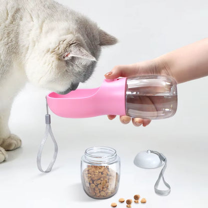 Schwarzwald Pet Travel Water Bottle Dog Water Bottle 2 in 1 Portable Pet Travel Water Bottle Pet Bowl for Traveling Drinking