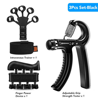 5-60Kg Adjustable Heavy Hand GripperFitness Hand Exerciser Grip Wrist Training Finger Gripper Hand Strengthener for Patient