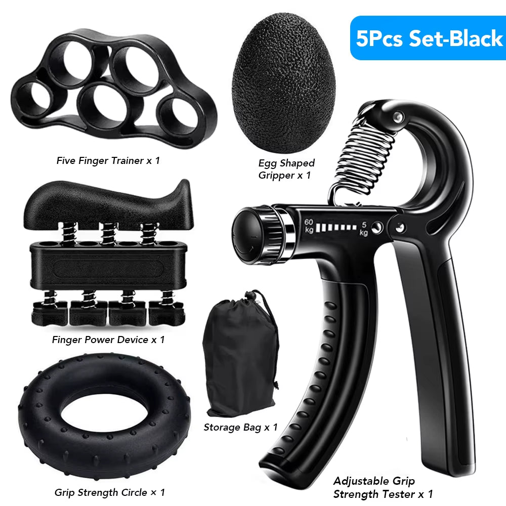 5-60Kg Adjustable Heavy Hand GripperFitness Hand Exerciser Grip Wrist Training Finger Gripper Hand Strengthener for Patient